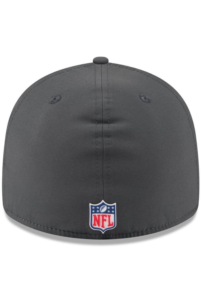 Men's New Era Charcoal Cincinnati Bengals 2025 Sideline Cold Weather Retro Crown 59FIFTY Fitted Hat, Alternate, color, Charcoal