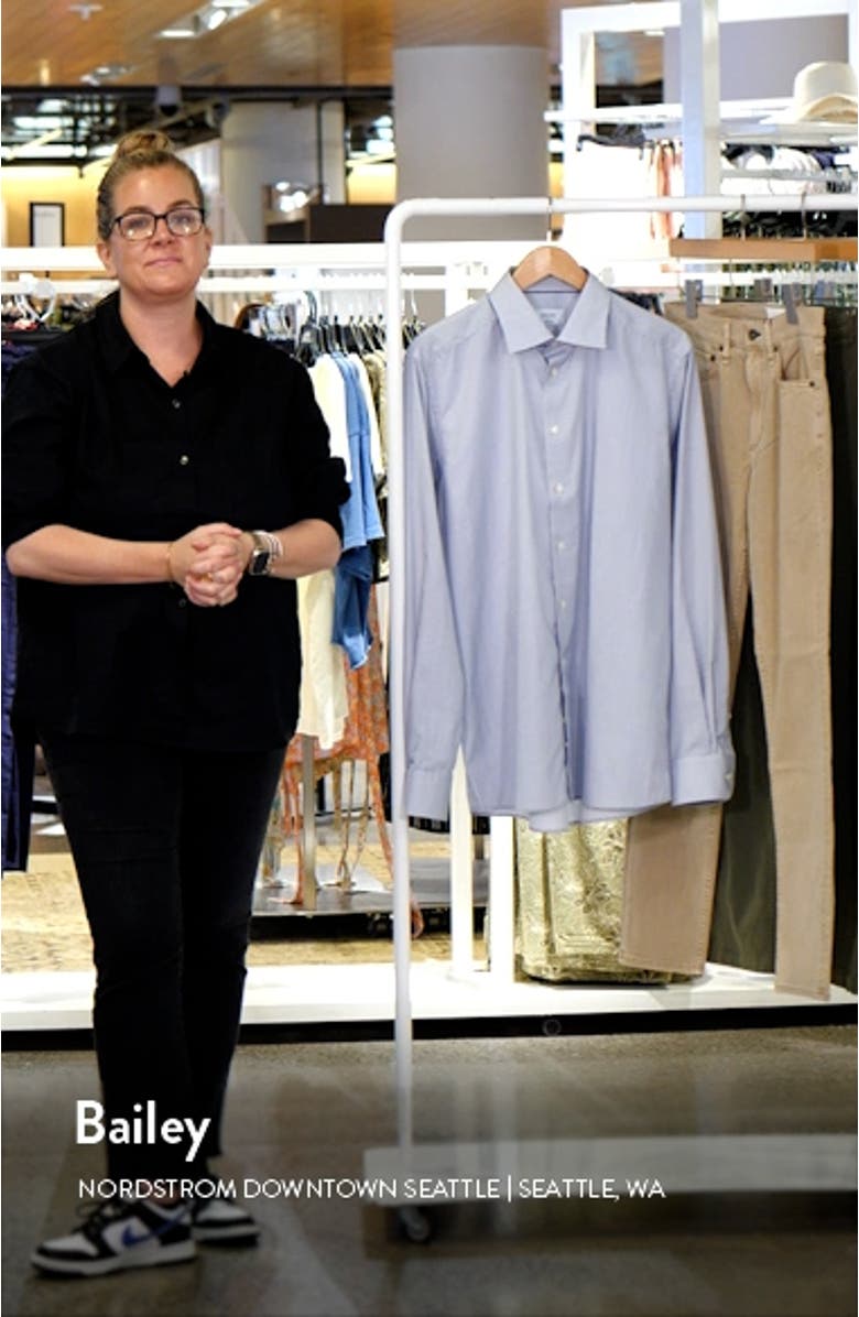Contemporary Fit Micro Print Dress Shirt, sales video thumbnail