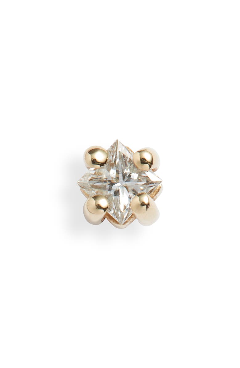 Jennie Kwon Designs Single Diamond Stud Earring, Main, color,