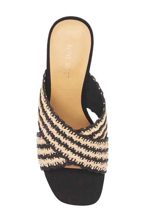 Nine West Novela Slide Sandal In Black