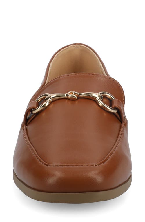Journee Collection Lacie Bit Loafer In Cognac