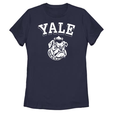 Women's Yale University Handsome Dan Face  Graphic T-Shirt