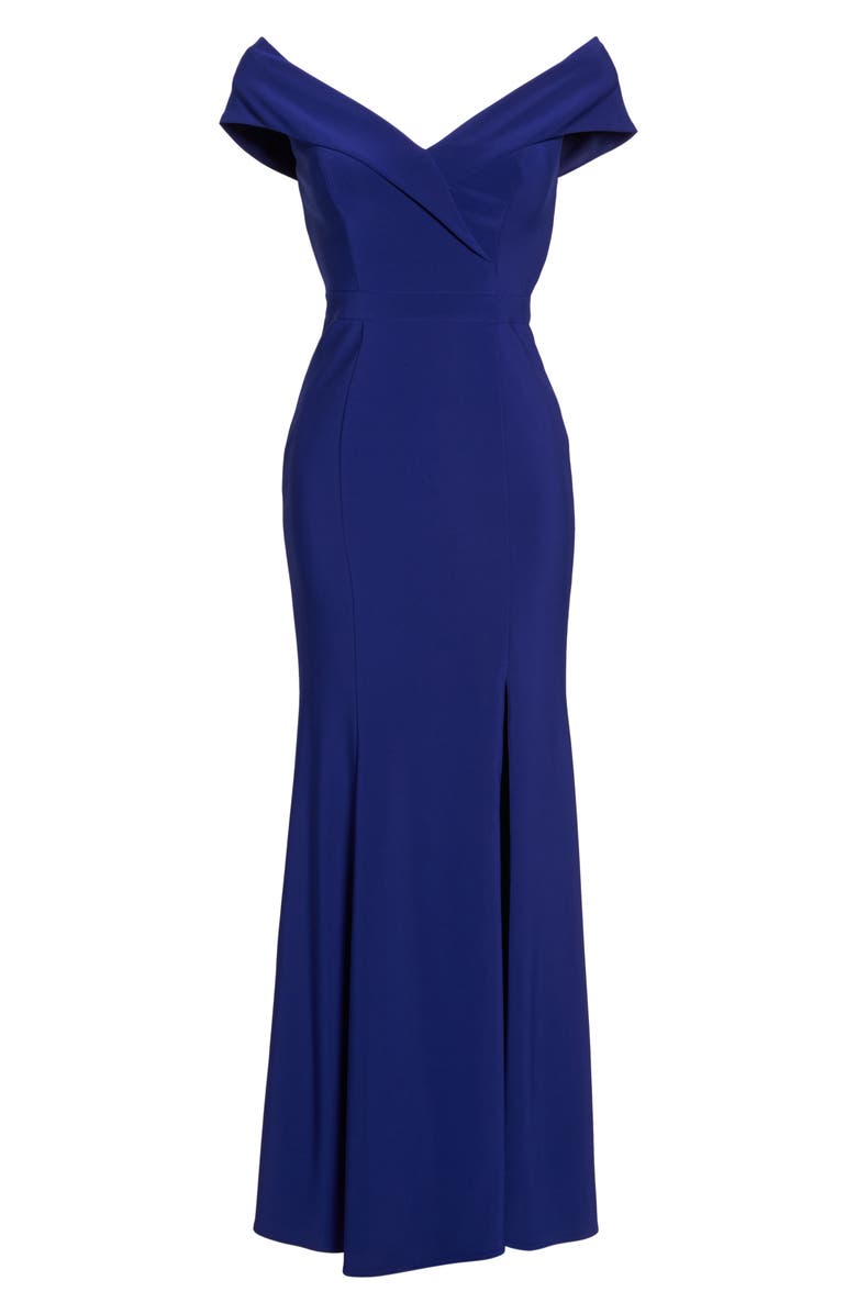 Xscape Evenings Xscape Off the Shoulder Gown, Alternate, color, 