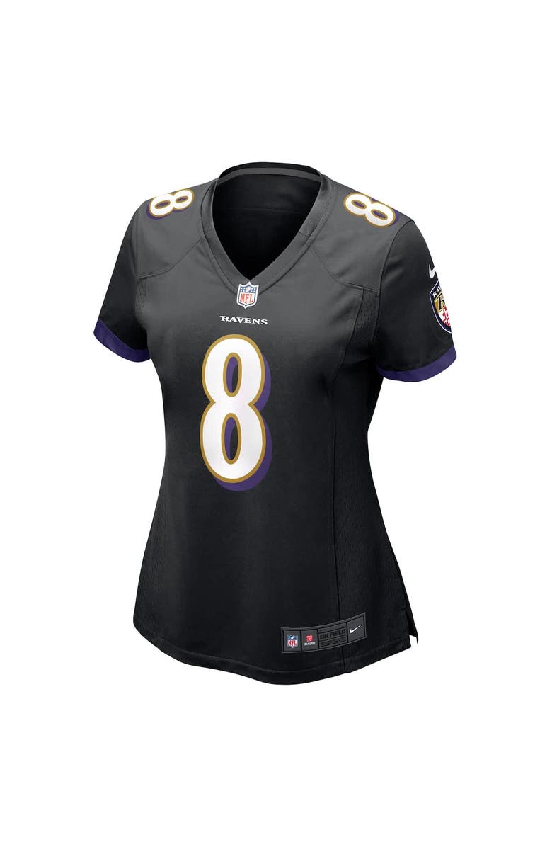 Nike Women's Nike Lamar Jackson Black Baltimore Ravens Alternate Game Jersey, Alternate, color, Black