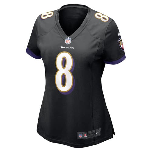 Nike Lamar Jackson  Black Baltimore Ravens Alternate Game Jersey