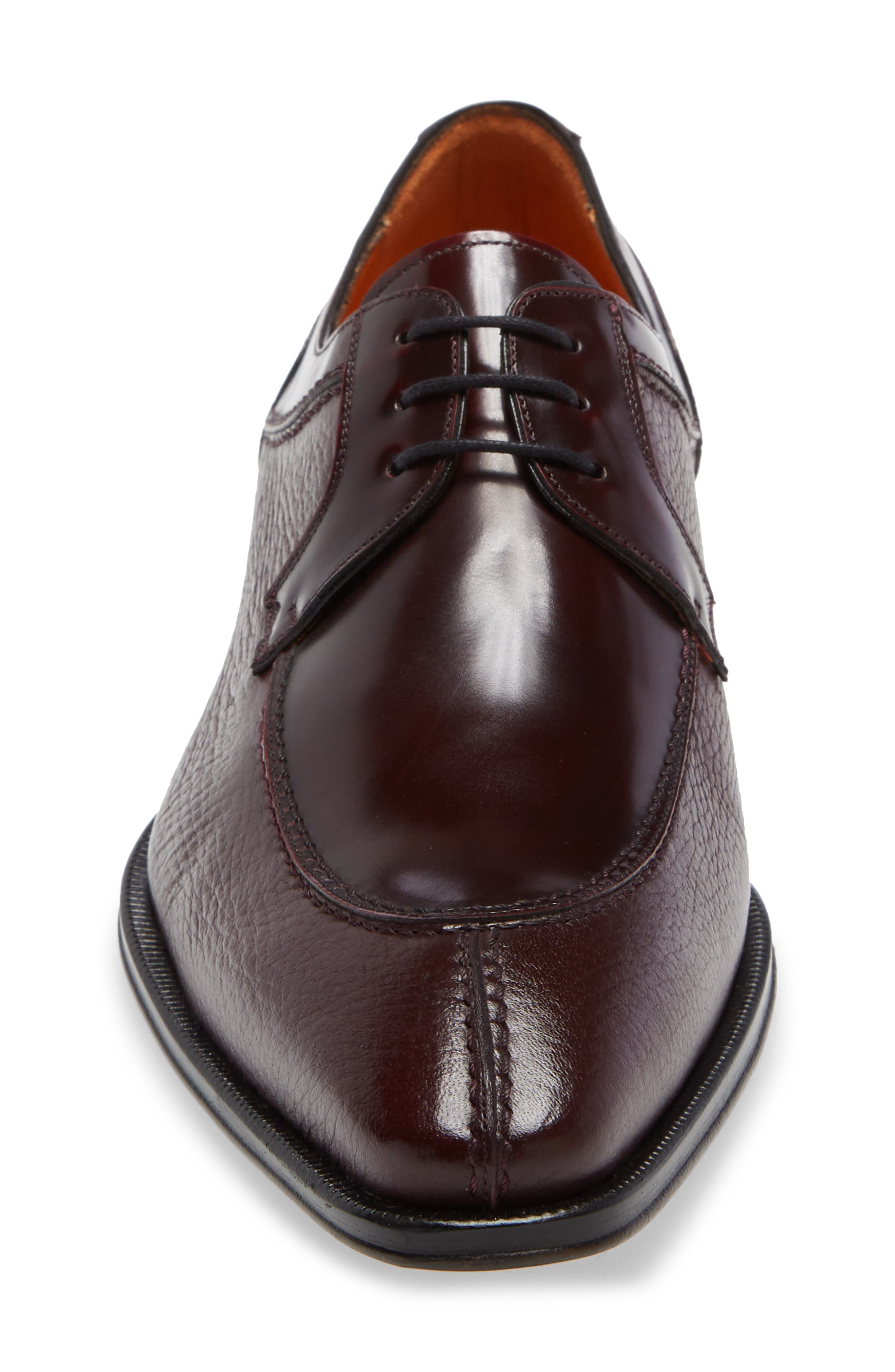 Grace Split Toe Derby, Alternate, color, BURGUNDY LEATHER