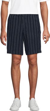 Lands' End 7" Classic Fit Linen Cotton E-Waist Short