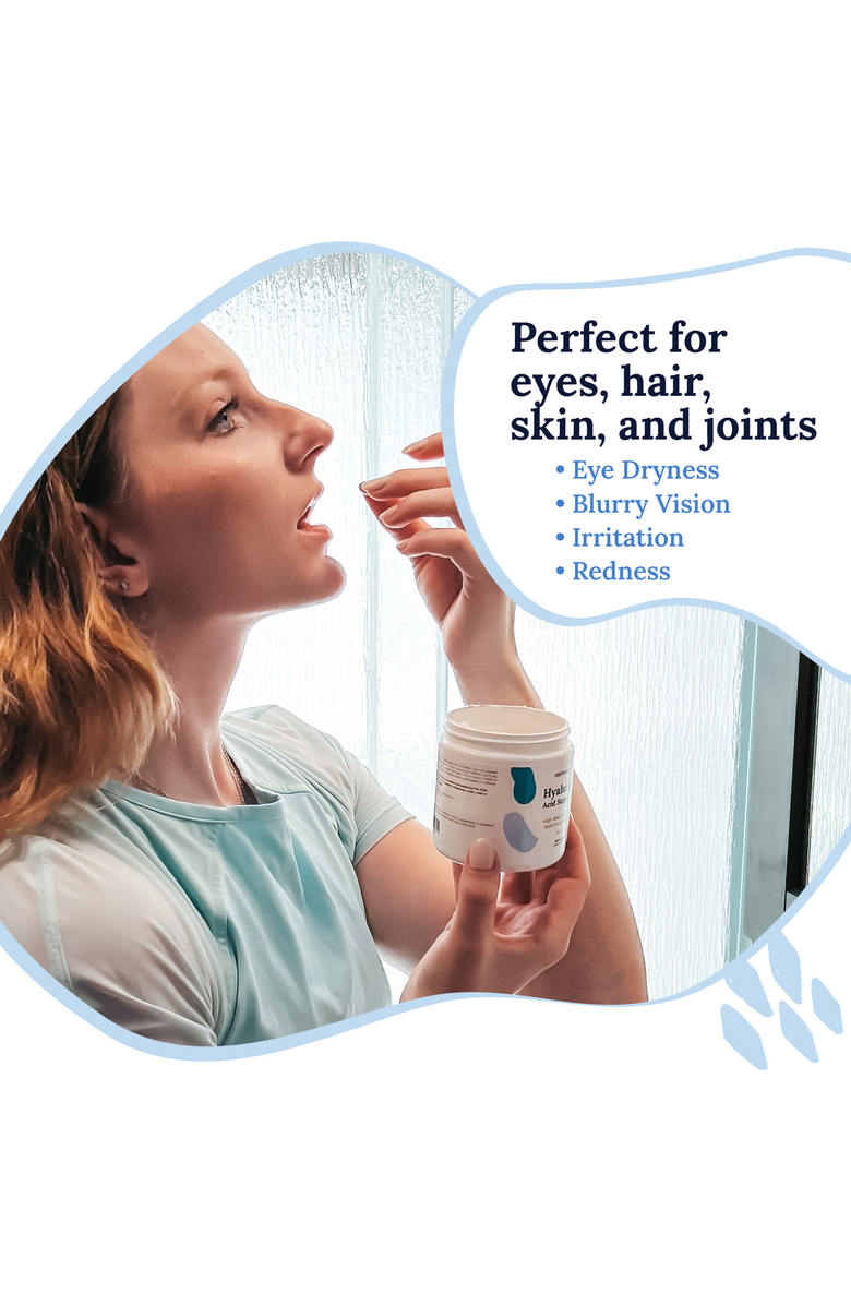 Cornea Care Hyaluronic Acid Supplement for Eyes and Skin, Alternate, color,