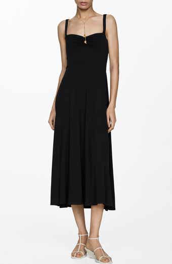 MANGO A-Line Midi Dress