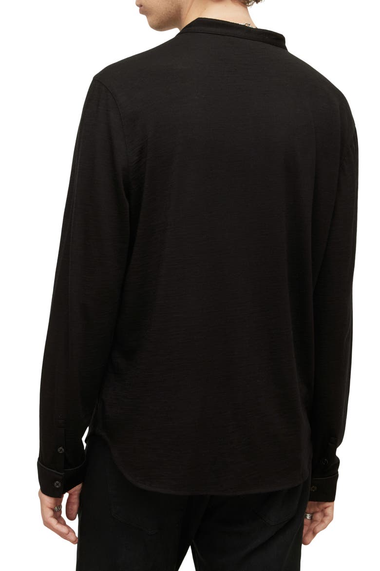 Fulton Regular Fit Wool Button-Up Shirt, Alternate, color, BLACK
