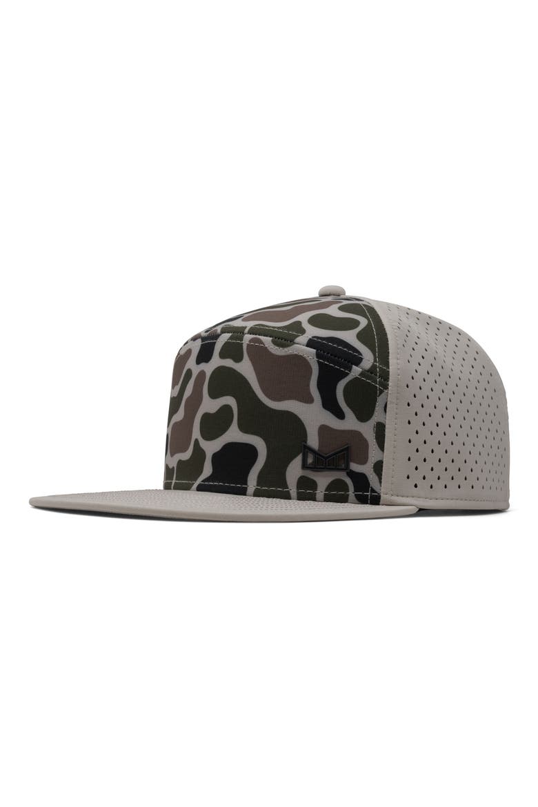 Trenches Icon Hydro Camo Performance Snapback Hat, Main, color, DUCK CAMO