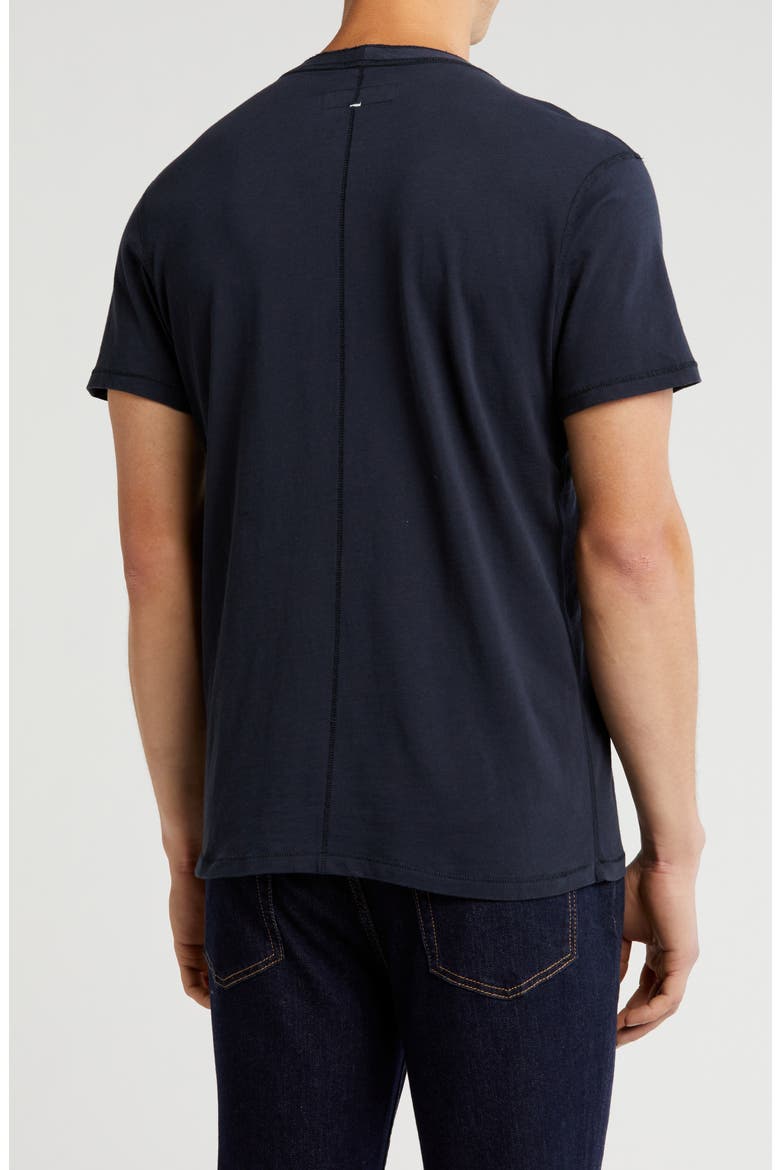 Classic Cotton Slub Jersey Henley, Alternate, color, NAVY