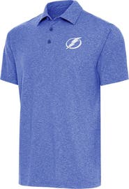 ANTIGUA Men's Antigua  Heather Royal Tampa Bay Lightning Par Polo
