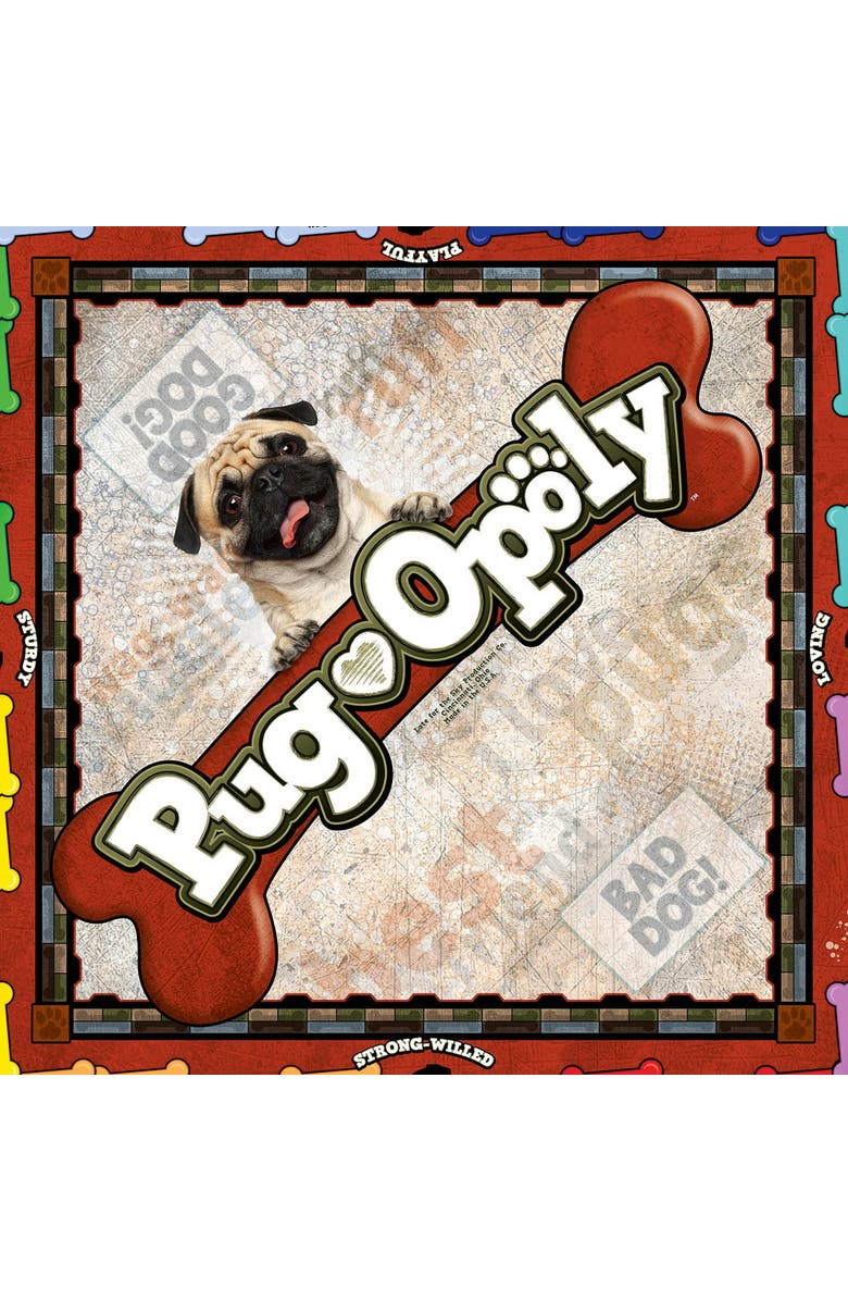 Late for the Sky Pugopoly Monopoly Board Game, Alternate, color, Multicolored