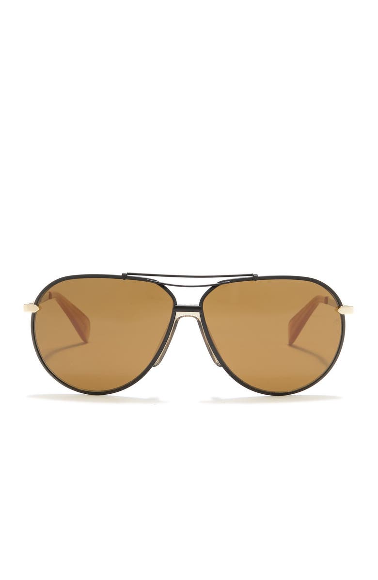 rag & bone 61mm Aviator Sunglasses, Alternate, color, 