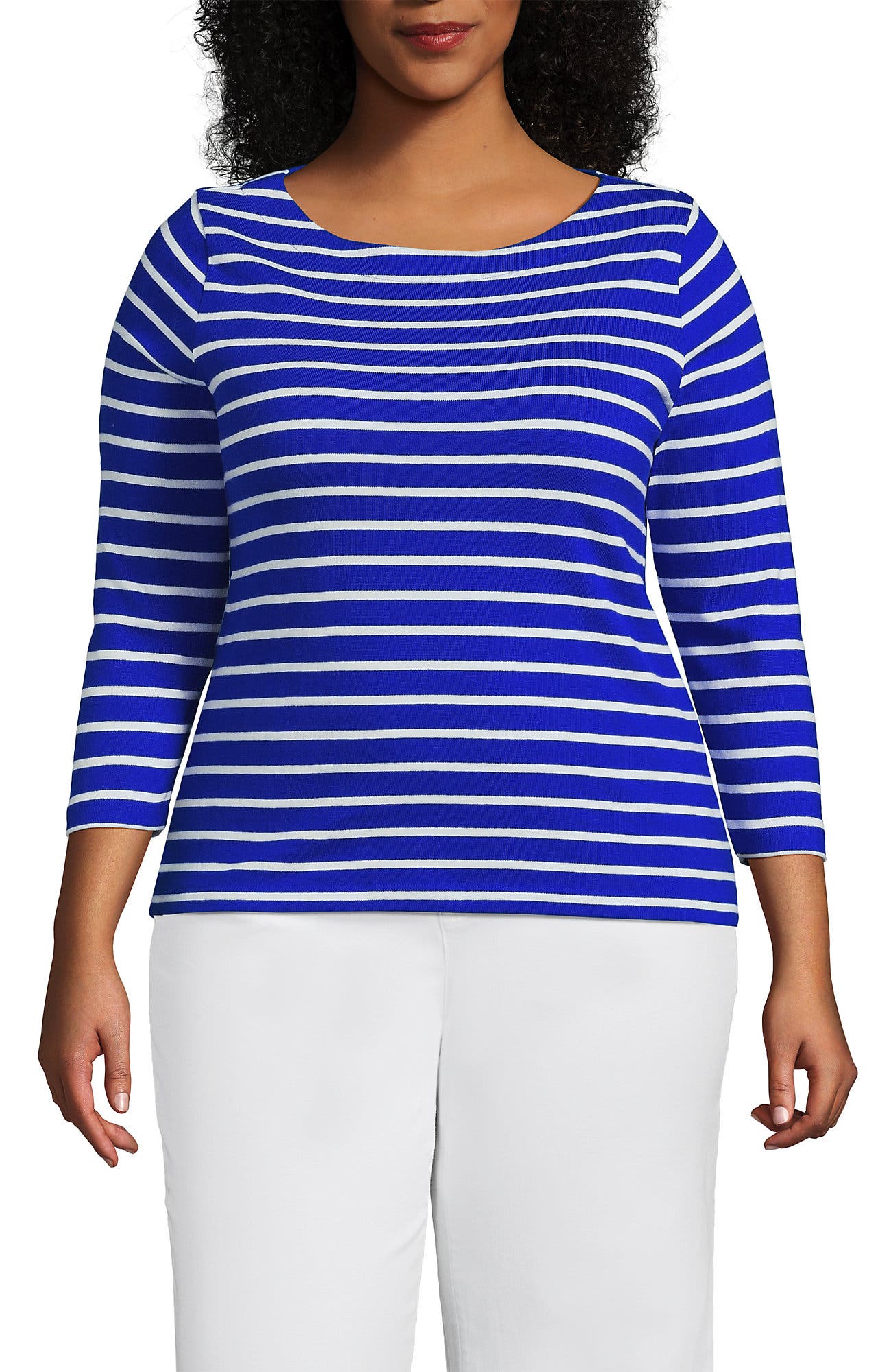 Vibrant Lapis Breton Stripe