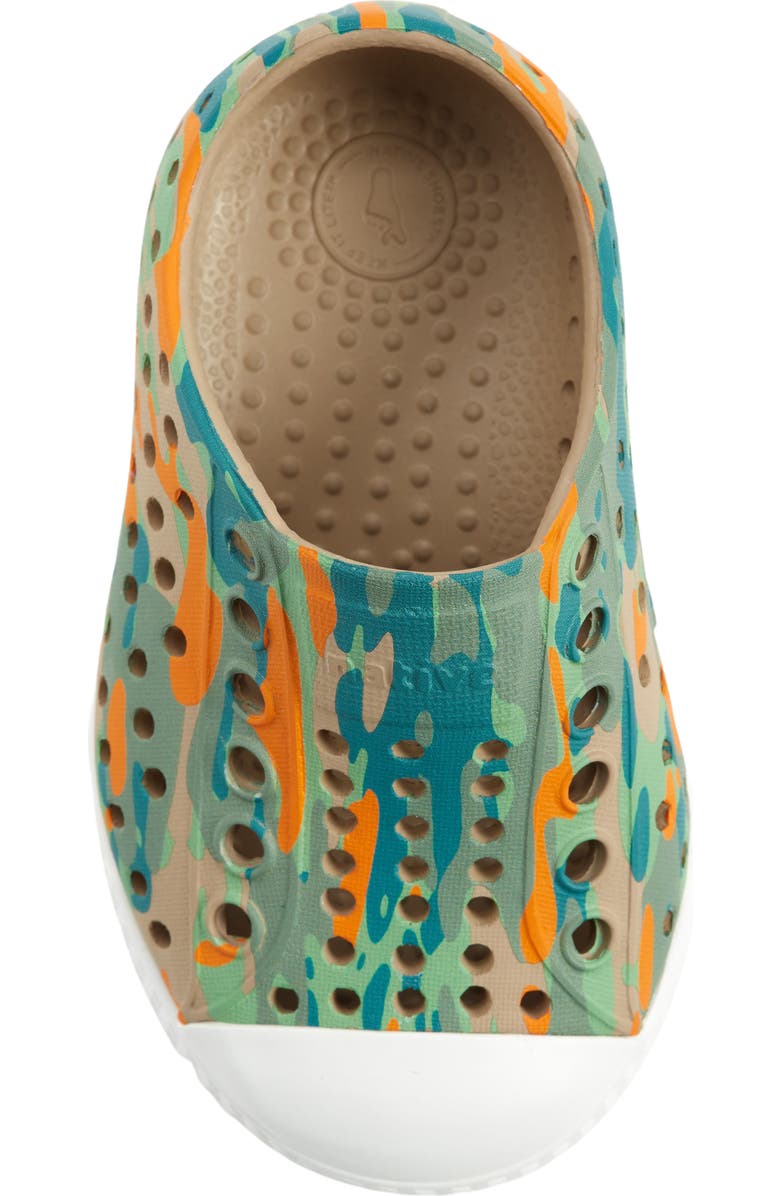 Native Shoes Jefferson Water Friendly Perforated Slip-On, Alternate, color, Flxtn/Shlwht/Cityeucamo