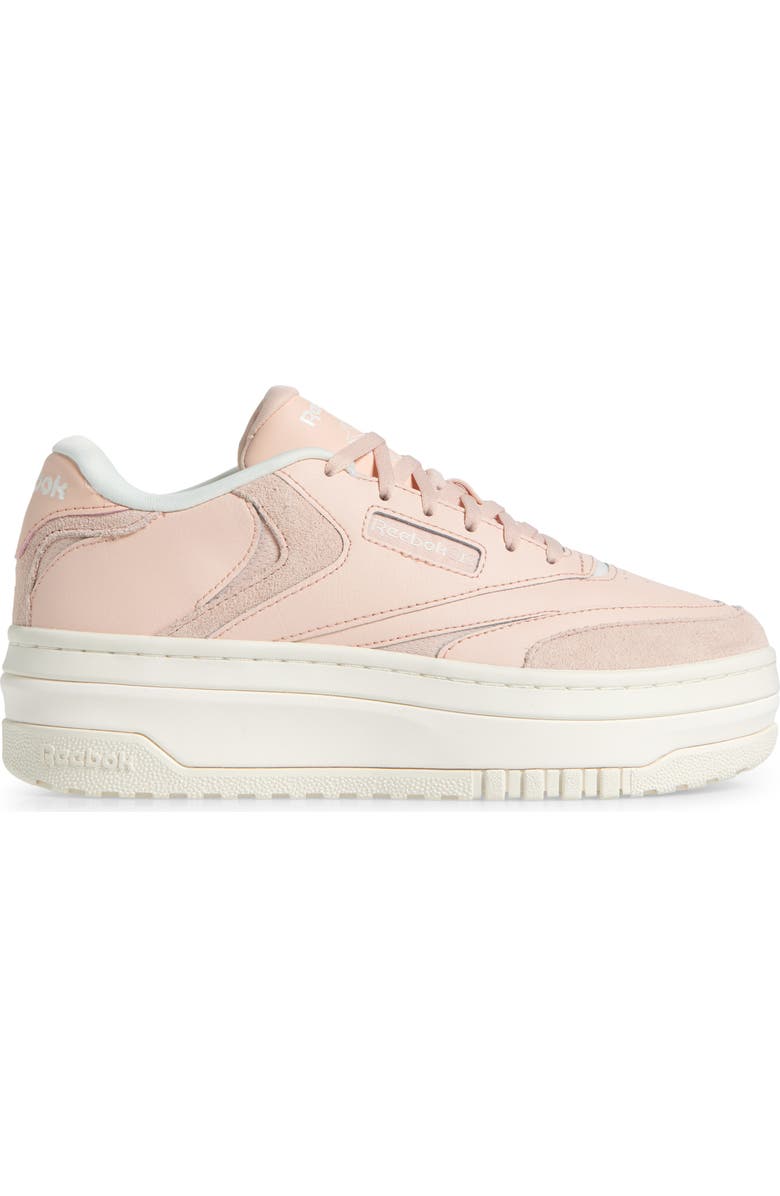 Reebok Club C Extra Platform Sneaker, Alternate, color, Peach Chalk Chalk
