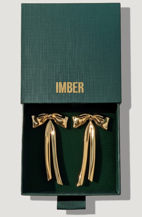 Bow Statement Drop Earrings