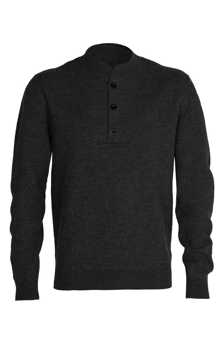 Icebreaker Abbeyfield Merino Wool Half Button Sweater, Alternate, color, 
