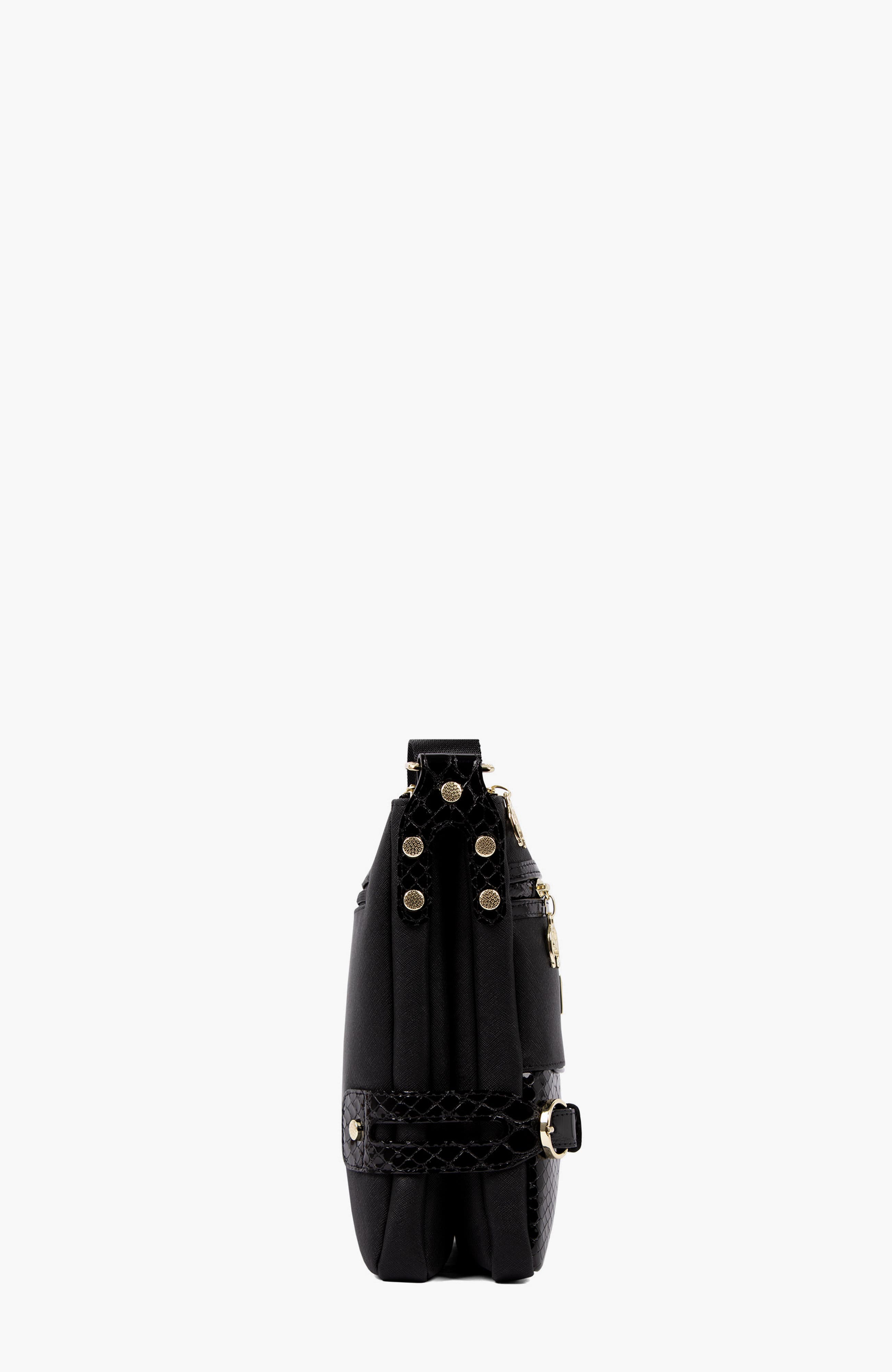 Cherry Blossom 390 Crossbody Bag, Alternate, color, Black