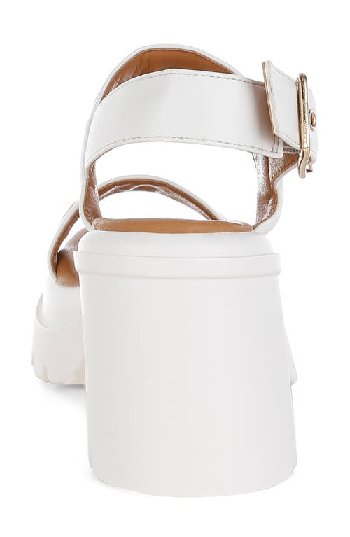 London Rag Urla Platform Sandal In White