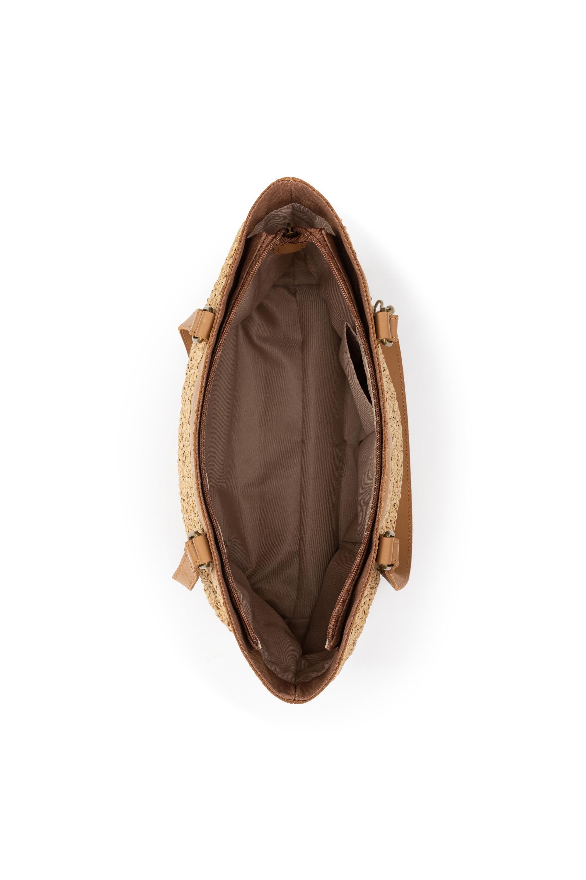 The Sak Metro Tote Bag  - Crochet, Alternate, color, Natural Primrose Straw