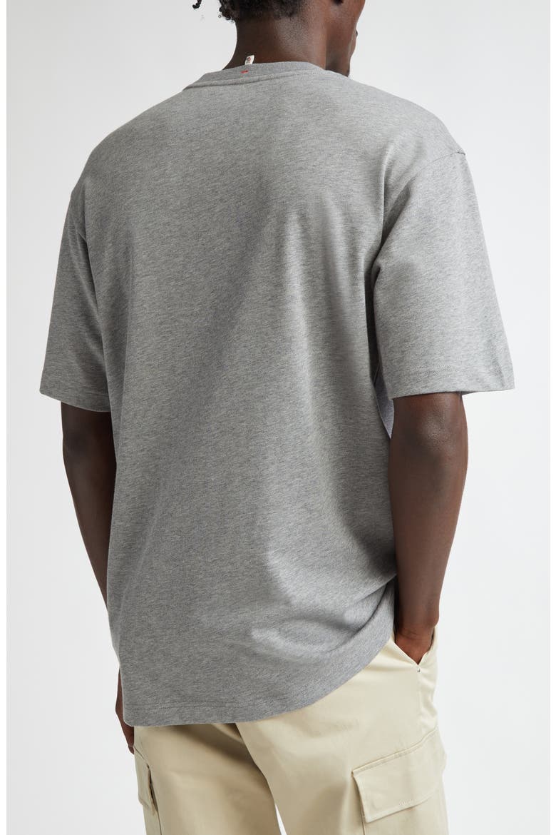 Logo Appliqué T-Shirt, Alternate, color, LIGHT GREY