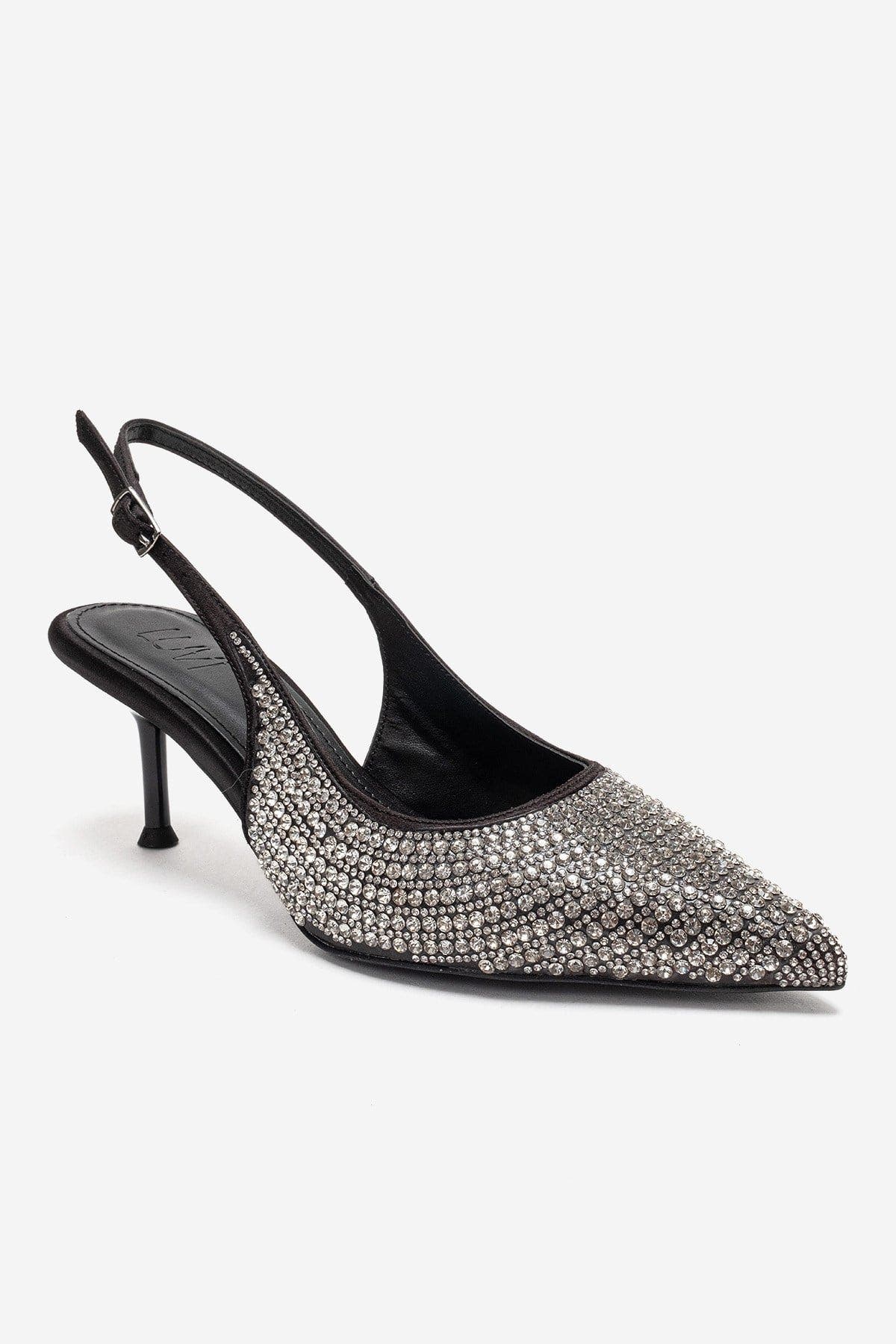 Prologue Shoes Yasmina Embellished Stiletto Pump, Alternate, color, Black