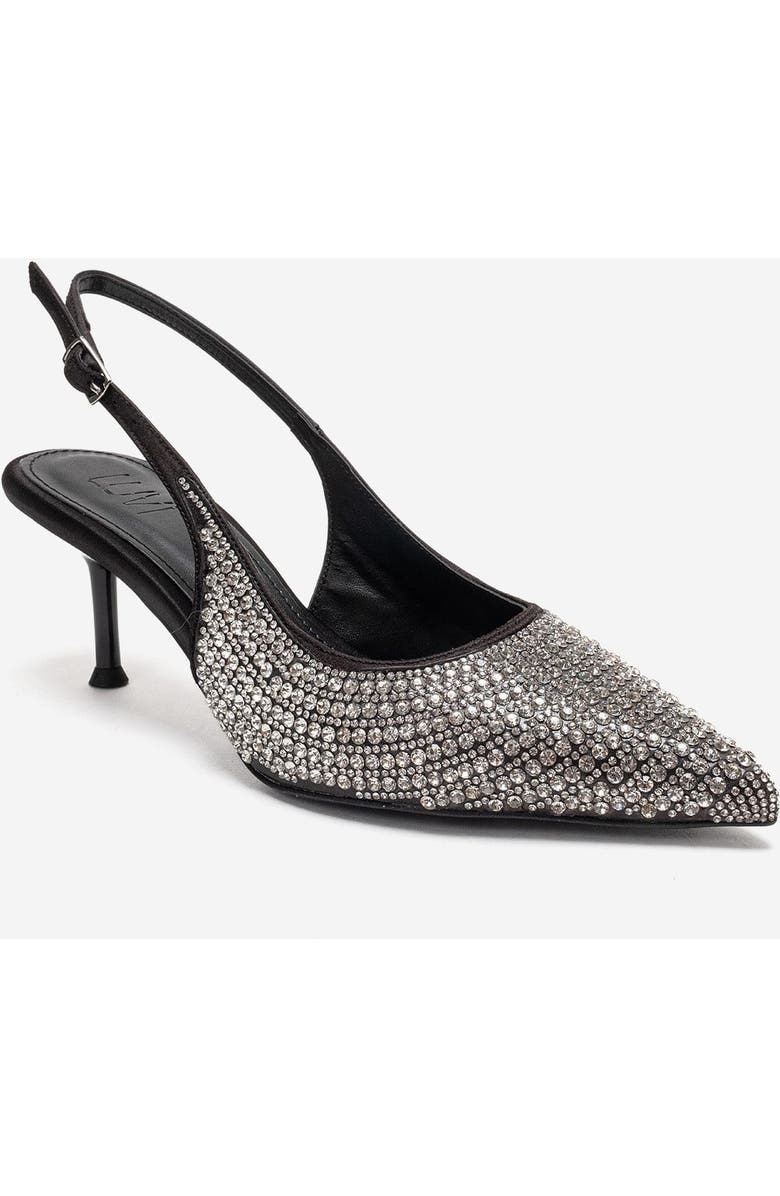 Prologue Shoes Yasmina Embellished Stiletto Pump, Alternate, color, Black