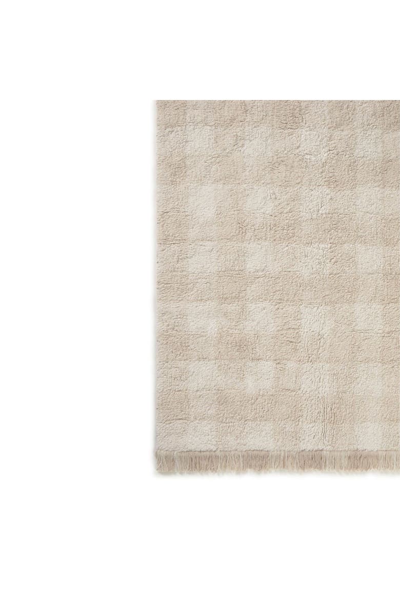 Washable Rug Vichy, Alternate, color, Ivory, Natural