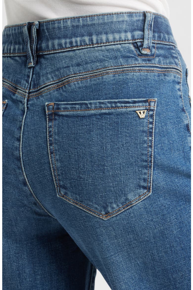 Gracie Skyrise Wide Leg Jeans, Alternate, color, MID BLUE