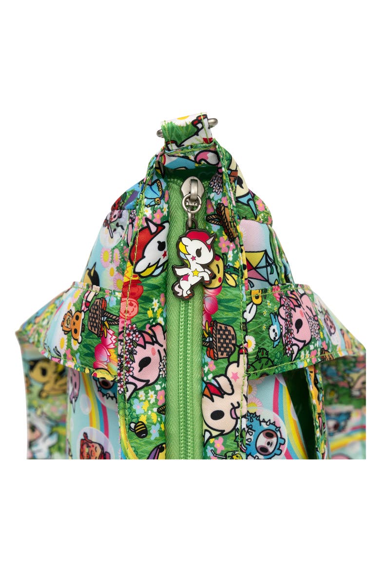 Be Light Diaper Tote, Alternate, color, MEADOW BLOOMS