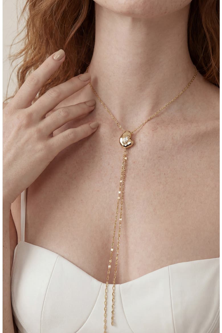 Marquise Muse Bolo Necklace, Alternate, color, CLEAR