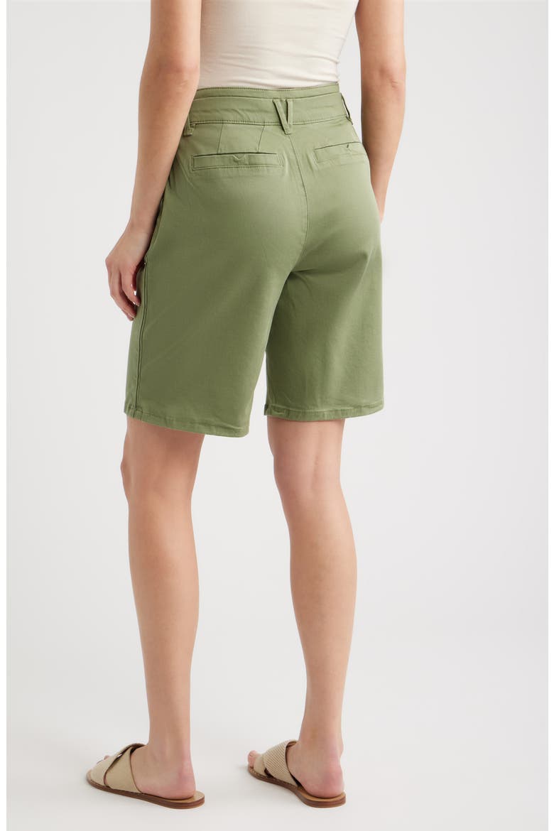 High Waist Relaxed Denim Shorts, Alternate, color, BASIL