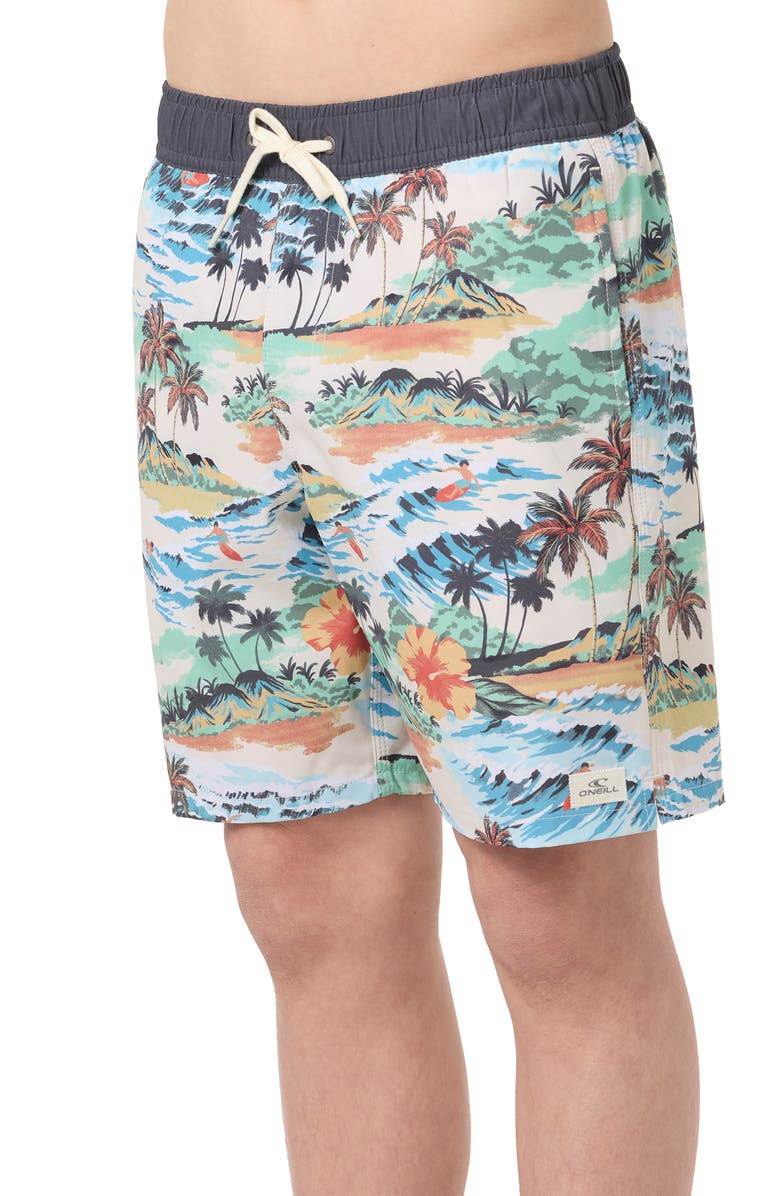 O'Neill Kids' Hermosa Swim Trunks, Alternate, color, 