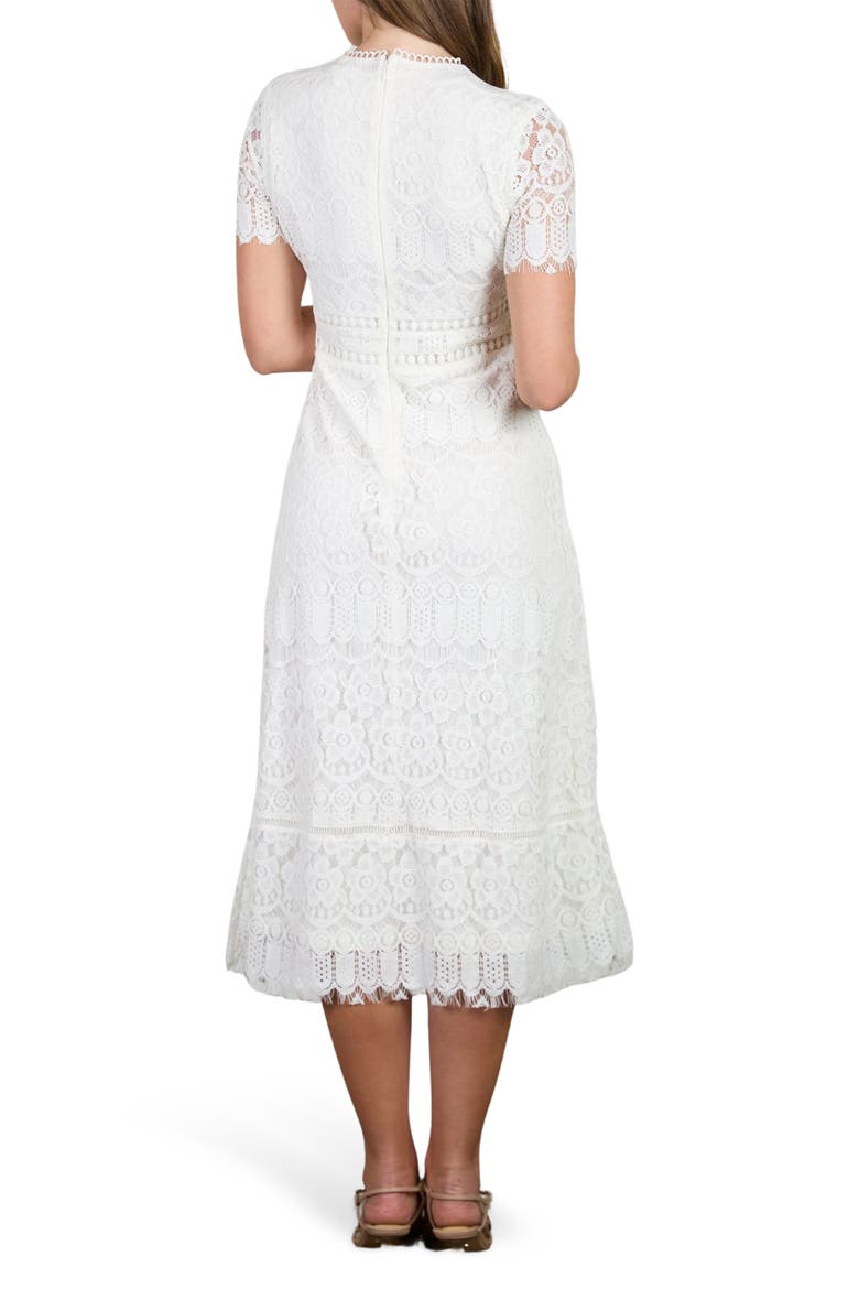 Lace Midi Drss, Alternate, color, WHITE