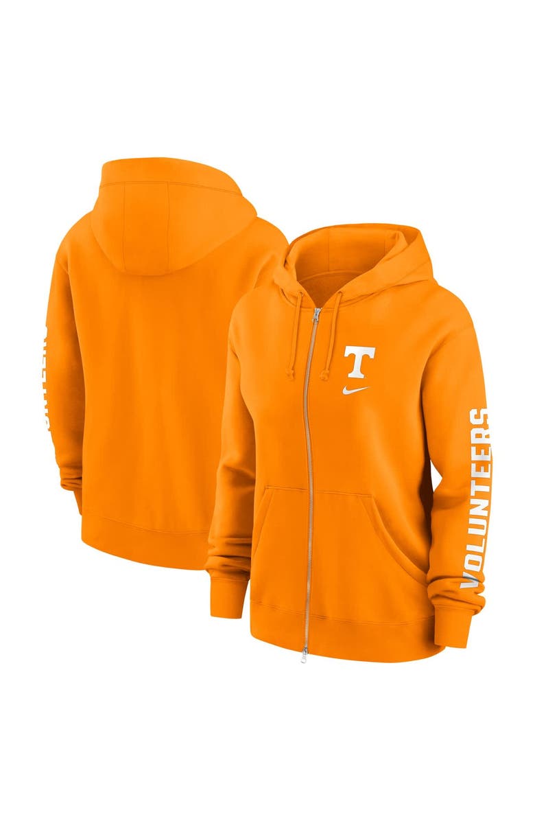 Nike Women's Nike  Tennessee Orange Tennessee Volunteers Oversize Lockup Phoenix Full-Zip Hoodie Jacket, Alternate, color, Tennessee Orange