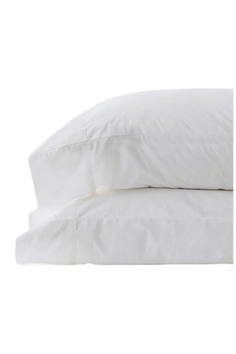 Organic Cool-Air Percale Pillowcase 2-Pack, Main, color, White