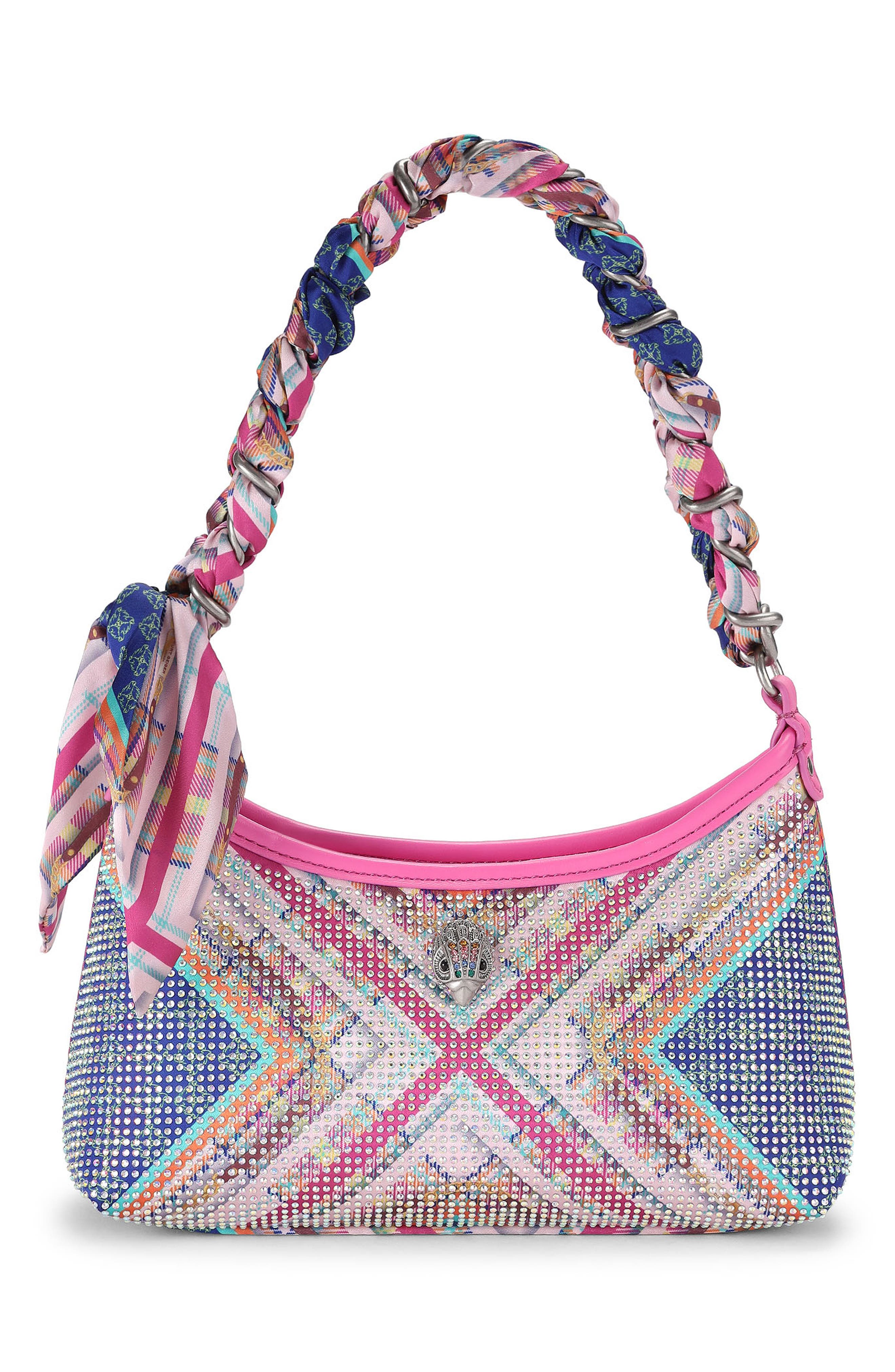Kurt Sling Scarf Shoulder Bag, Main, color, PINK MULTI