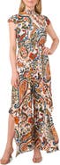 Halogen® Flutter Sleeve Wide Leg Jumpsuit