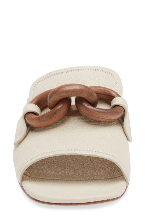 Shop Pedro Garcia Enna Slide Sandal In Ivory Walnut
