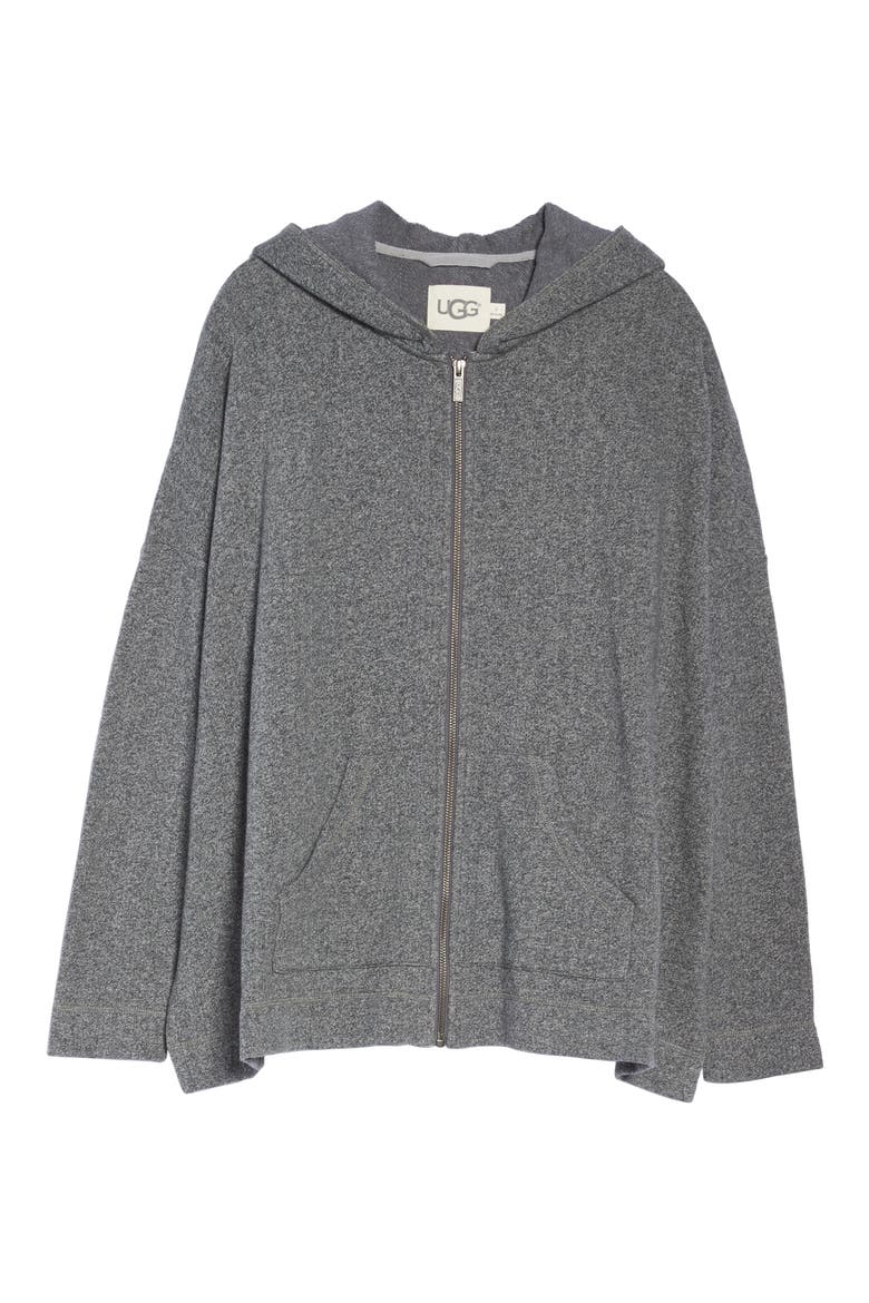 Pearl Oversize Hoodie, Alternate, color, CHARCOAL HEATHER