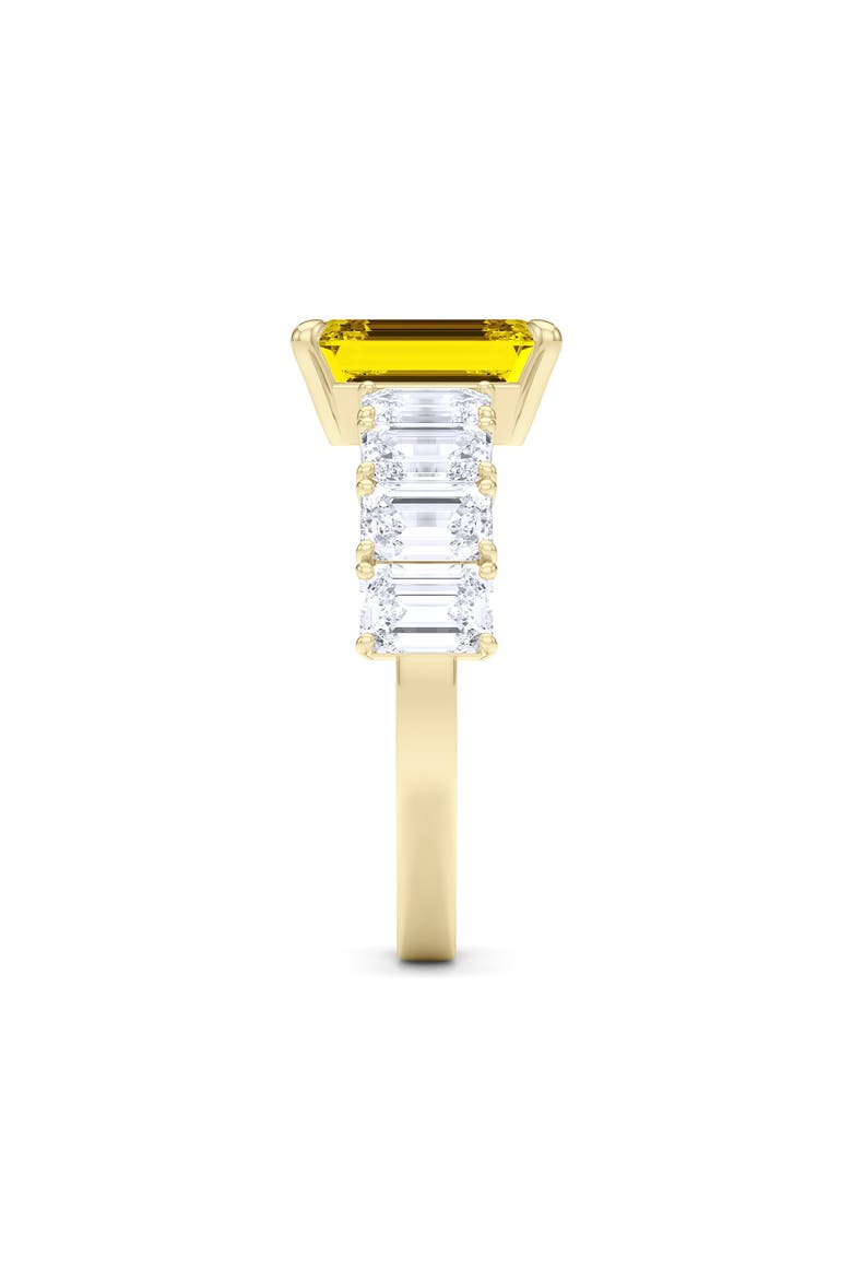 Floating Yellow Lab Grown Diamond Open Ring, Alternate, color, YELLOW GOLD