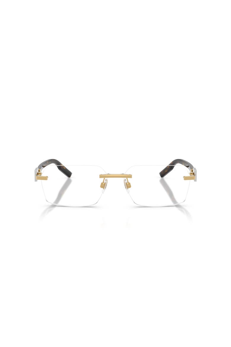 60mm Rectangle optical glasses, Alternate, color, Gold