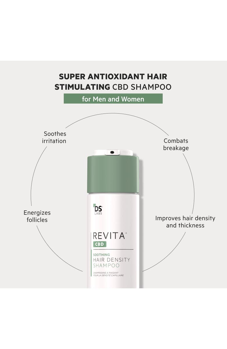 DS Laboratories Revita.CBD Super Antioxidant Hair Density CBD Shampoo, Alternate, color, NO COLOR