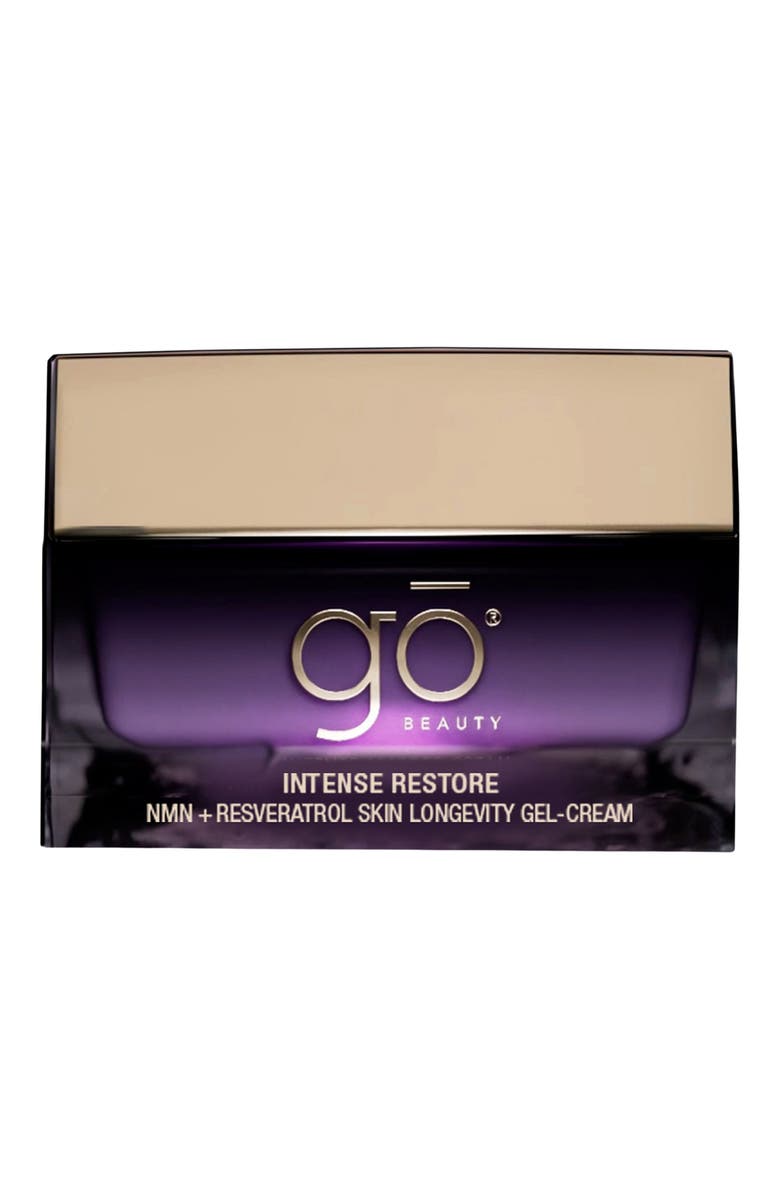 Go Beauty Intense Restore NMN + Resveratrol Skin Longevity Gel-Cream, Main, color, NO COLOR