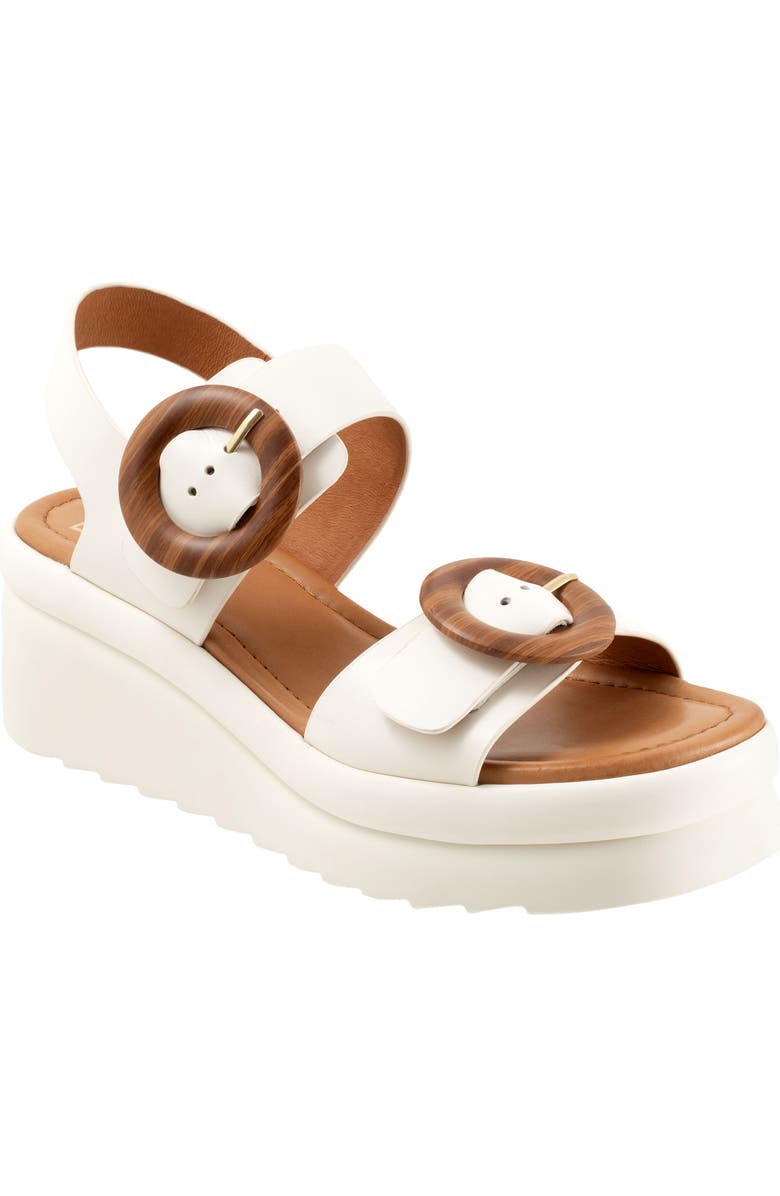 EOS FOOTWEAR Menorcas Slingback Platform Wedge Sandal, Main, color,