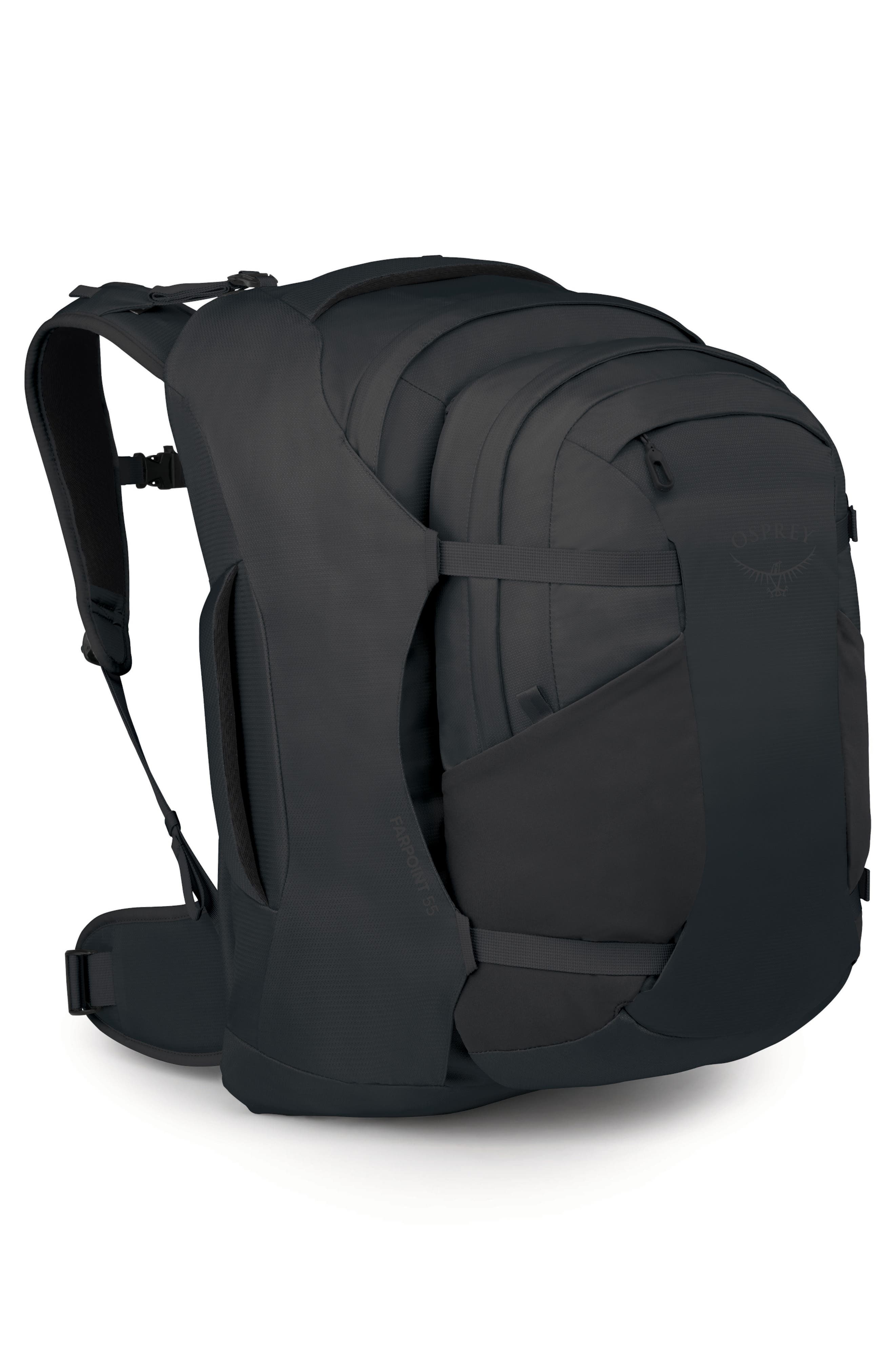 Farpoint 55-Liter Travel Backpack, Alternate, color, BLACK/BLACK