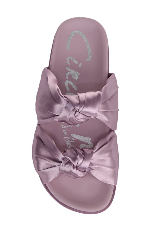 Circus Ny By Sam Edelman Estelle Double Knotted Footbed Sandals In Pale Orchid